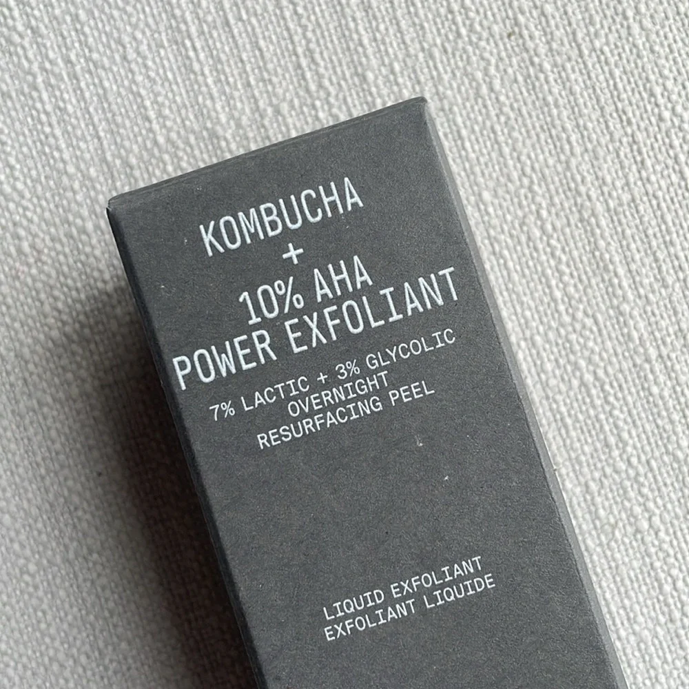 YTTP Kombucha + 10% AHA Liquid Exfoliant with Lactic Acid and Glycolic acid